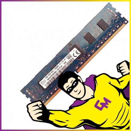 4Go RAM DDR3 PC3L-12800R HMT451R7BFR8A-PB DIMM Mémoire Serveur ECC REG MonsieurCyberman