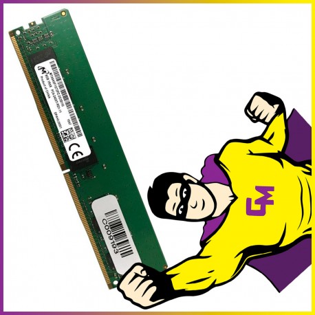 8Go RAM DDR4 PC4-19200R MTA9ASF1G72PZ-2G3B1IG DIMM Mémoire Serveur ECC REG MonsieurCyberman