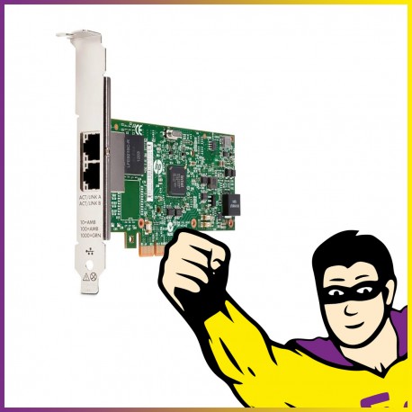 Carte Réseau HP 361T adapter RJ45 PCIe Intel HighProfile
