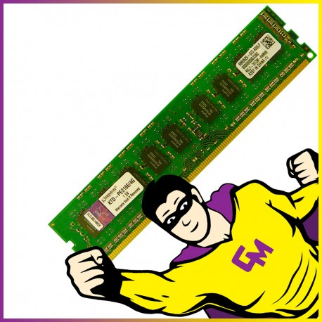 4Go RAM DDR3 PC3-12800E KTD-PE316E/4G DIMM Mémoire Serveur ECC MonsieurCyberman
