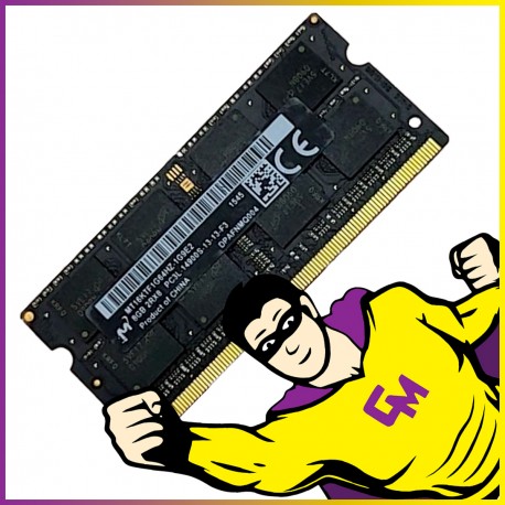 8Go RAM DDR3 PC3L-14900S MT16KTF1G64HZ-1G9E2 SODIMM Mémoire PC Portable MonsieurCyberman