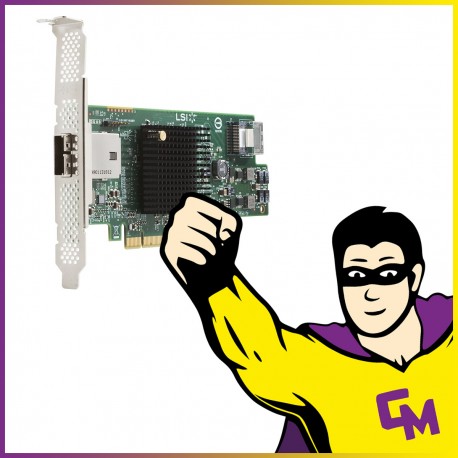 Carte Réseau HP RAID-Controller SAS9217-4i4e Mini-SAS PCIe HighProfile