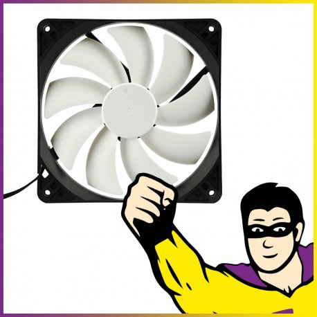 Ventilateurs Fractal Design Silent R3 12V 140mm 3-Pin