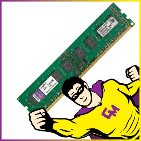 4Go RAM DDR3 PC3L12800 KTL-TC316/4G DIMM Mémoire PC MonsieurCyberman