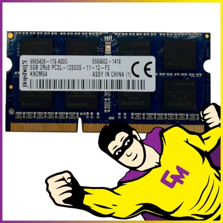 8Go RAM DDR3L PC3L-12800S KN2M64-MINS SODIMM Mémoire PC Portable MonsieurCyberman