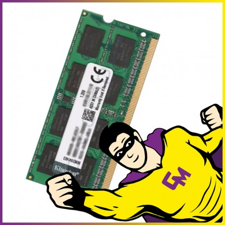 8Go RAM DDR3L PC3L-12800 99U5428-018.A00LF SODIMM Mémoire PC Portable MonsieurCyberman