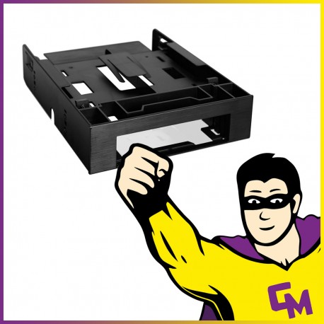 Rack 5.25" ICY Dock MB343SP Caddy Tiroir 2x Disque dur 2.5" 1x Disque Dur 3.5"