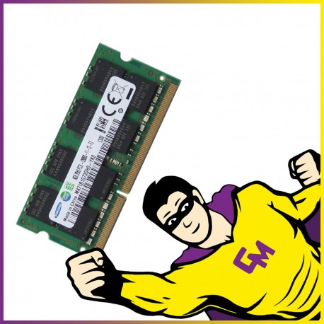 8Go RAM DDR3L PC3L-12800S M471B1G73DX0-YK0 SODIMM Mémoire PC Portable MonsieurCyberman
