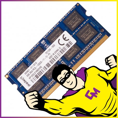 8Go RAM DDR3L PC3L-12800S HP16D3LS1KBGH/8G Mémoire PC Portable MonsieurCyberman