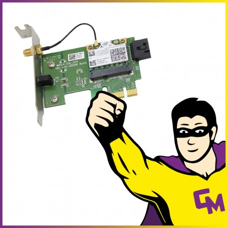 Carte Wifi Intel WPE8-134_V01 19K-210-3000R PCI-e WLAN High Profile