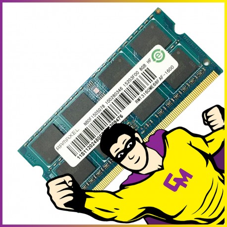 8Go RAM DDR3L PC3L-12800S RMT3160MP68FAF-1600 Mémoire PC Portable MonsieurCyberman