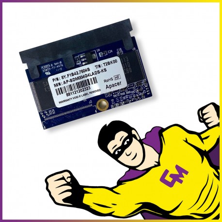 SSD 4 Go Apacer 8Y.F1B42.7604B 1.8" MLC SATA Module Half Slim