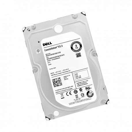 Disque Dur 2To 3.5" Dell Constellation ES.3 ST2000NM0033 SATA 6Gb/s 7200 tr/min