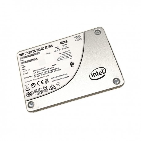 SSD 480Go 2.5" Intel D3-S4510 Series SSDSC2KB480G8L SATA III 6Gb/s