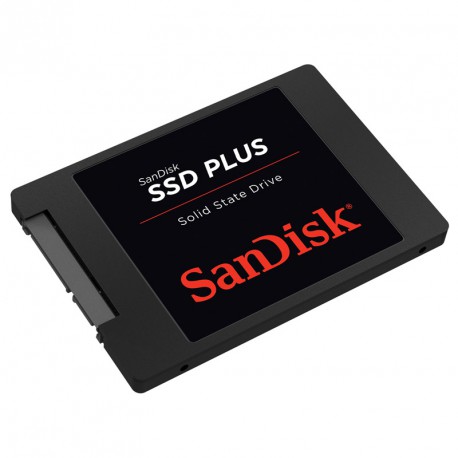 Disque Dur 480Go SSD Plus SATA III 2.5" Sandisk SDSSDA-480G-G26 6Gb/s 7mm NEUF