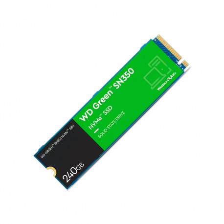 SSD NVMe M.2 TLC 240Go WD Green SN350 - WDS240G2G0C-00AJM0 - 2280 Clé M