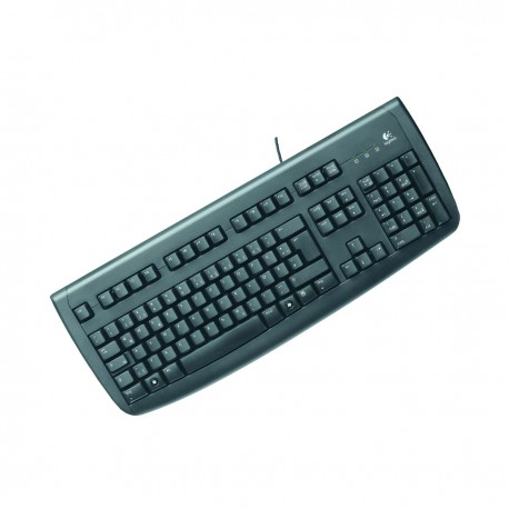 Clavier AZERTY PS2 Logitech Deluxe 250 Y-SAP76 Noir 106 Touches Keyboard