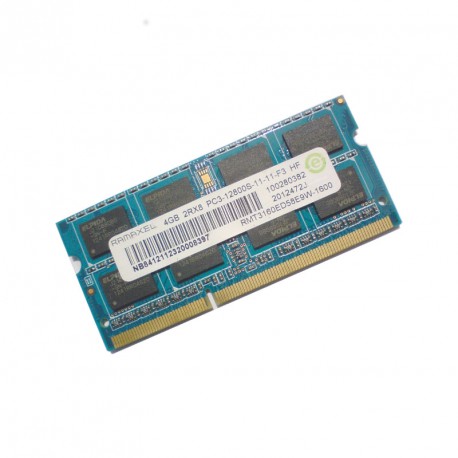 4Go RAM PC Portable SODIMM DDR3 PC3-12800S Ramaxel RMT3160ED58E9W CL11