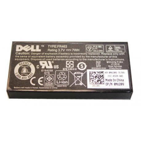 Batterie Contrôleur SAS 0NU209 FR463 Raid PERC5i Dell Serveur Pro UCP-61 Battery