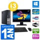 PC Dell 9020 SFF Ecran 27" Intel i3-4130 RAM 8Go Disque 500Go Windows 10 Wifi