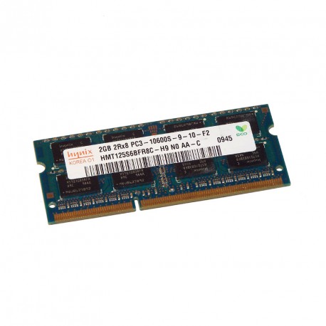 2Go RAM PC Portable SODIMM Hynix HMT125S6BFR8C-H9 DDR3 1333MHz PC3-10600S CL9