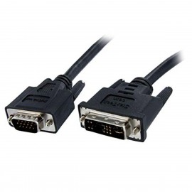 Câble Adaptateur VGA Mâle DVI-A Mâle 2m MCDVIA/VGA-2M Noir NEUF