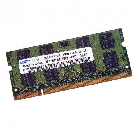 2Go RAM PC Portable SODIMM SAMSUNG M470T5663EH3-CF7 DDR2 PC2-6400S 800MHz CL6