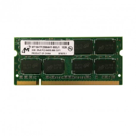 2Go RAM PC Portable SODIMM MICRON MT16HTF25664HY-800J1 DDR2 PC2-6400S 800MHz CL6