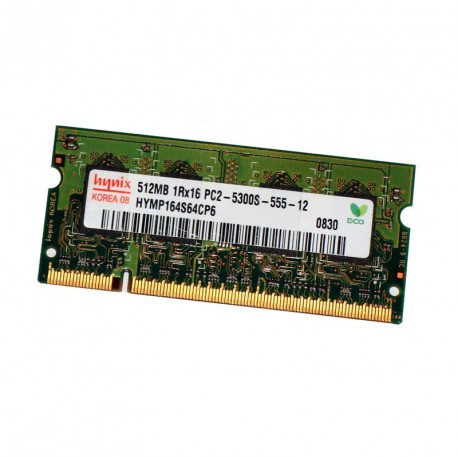 512Mo RAM PC Portable SODIMM HYNIX HYMP164S64CP6-Y5 AB-C DDR2 PC2-5300S 667MHz