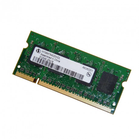 512Mo RAM PC Portable SODIMM INFINEON HYS64T64020HDL-3S-B DDR2 PC2-5300S 667MHz