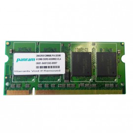 512Mo RAM PC Portable SODIMM PANRAM 200DR512M568 DDR2 PC2-4200S 533MHz CL4