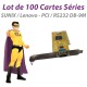 Lot x100 Cartes Séries SUNIX SER5027H 1PCB-SER5027AXX100 03x4392 PCI RS-232 DB-9