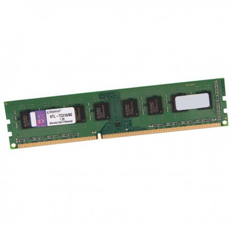 8Go RAM Kingston KTL-TC316/8G DIMM DDR3 PC3-12800U 1600Mhz 240-Pin 1.5v