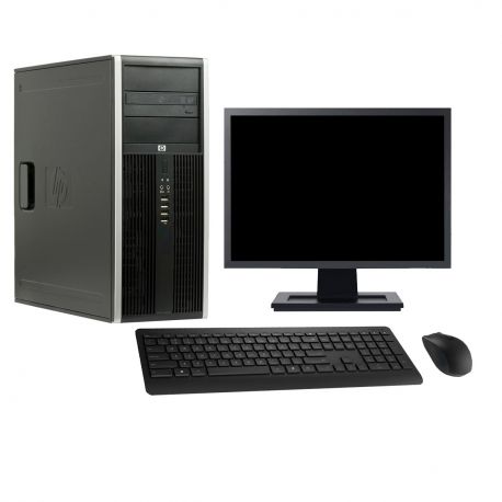 PC Tour HP 8100 Ecran 27" Intel Core i5-650 RAM 16Go Disque 2To Windows 10 Wifi
