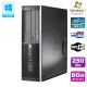 PC HP Elite 8300 SFF Core I5 3470 3.2GHz 8Go Disque 250Go Graveur USB3 Wifi W7