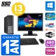 PC Dell 7020 SFF Ecran 22" Intel i3-4130 RAM 16Go SSD 480Go Windows 10 Wifi