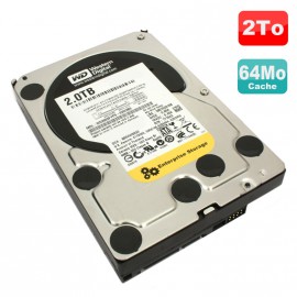 Disque Dur 2To SATA II 3.5" Western Digital RE4 WD2003FYYS 7200RPM 64Mo