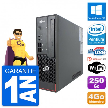 Mini PC Fujitsu Esprimo C720 SFF G3220 RAM 4Go Disque Dur 250Go Windows 10 Wifi