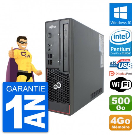 Mini PC Fujitsu Esprimo C720 SFF G3220 RAM 4Go Disque Dur 500Go Windows 10 Wifi