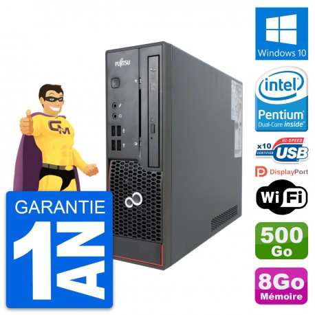 Mini PC Fujitsu Esprimo C720 SFF G3220 RAM 8Go Disque Dur 500Go Windows 10 Wifi