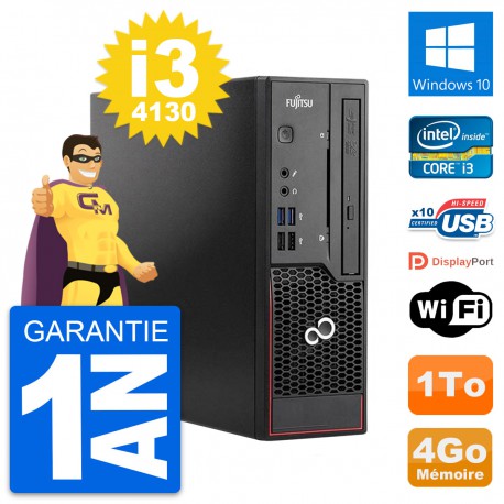 Mini PC Fujitsu Esprimo C720 SFF i3-4130 RAM 4Go Disque Dur 1To Windows 10 Wifi