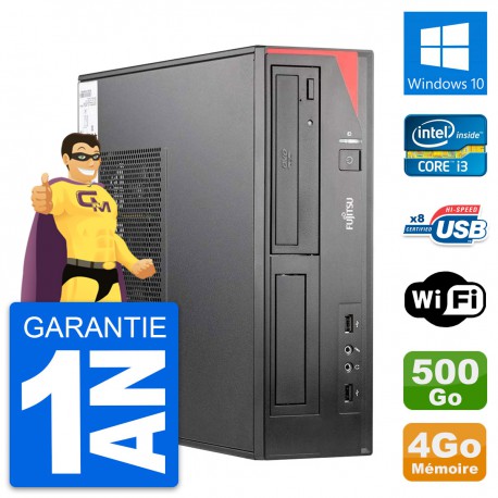 PC Fujitsu Esprimo E520 DT Intel i3-4130 RAM 4Go Disque 500Go Windows 10 Wifi
