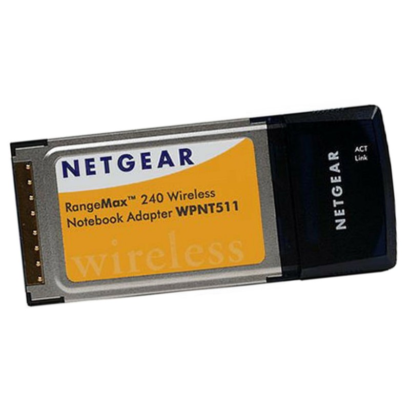Carte Wifi NETGEAR RangeMax 240 WPNT511 802.11b/g PC Portable