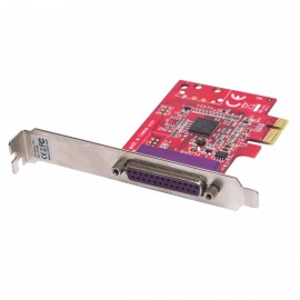 Carte LINDY 952EP AM2887D 1x Port Parallèle IEEE1284 DB-25 PCI-e High Profile