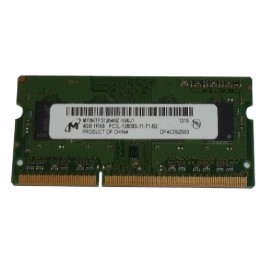 4Go RAM PC Portable SODIMM Micron MT8KTF51264HZ-1G6J1 DDR3 PC3L-12800S 1600 MHz