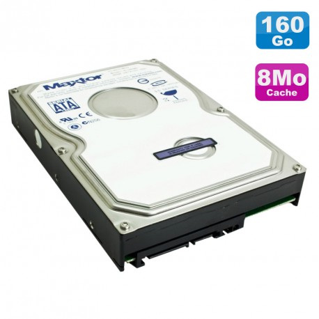 Disque Dur 160Go SATA 3.5" Maxtor DiamondMax 10 6V160E0 7200RPM 8Mo