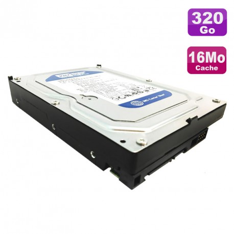 Disque Dur 320Go SATA 3.5" Western Digital Caviar Blue WD3200AAKS-75L9A0 7200 16Mo