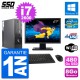 PC Fujitsu E500 E85+ DT Ecran 27" i7-2600 RAM 8Go SSD 480Go Windows 10 Wifi