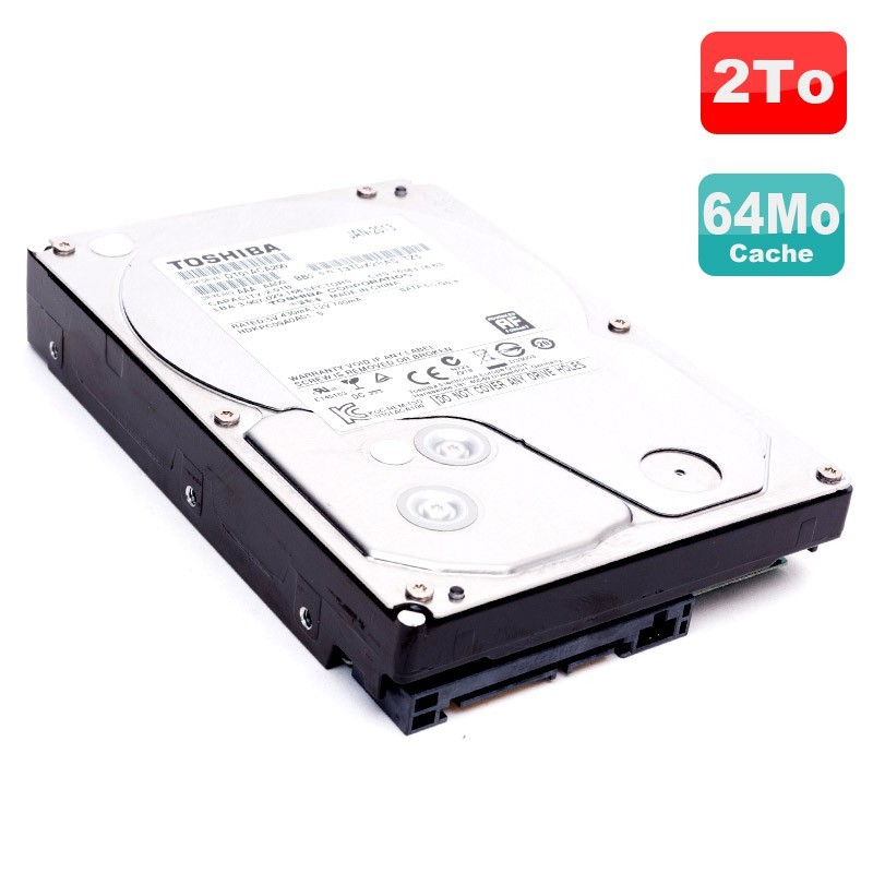 Disque Dur 2To SATA III 3 5 TOSHIBA DT01ACA200 7200RPM