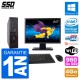 PC Fujitsu E700 E90+ DT Ecran 22" Intel G630 RAM 4Go SSD 960Go Windows 10 Wifi